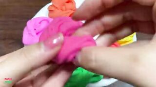 MINI SHOW - Mixing CLAY PIPING BAGS Into GLOSSY Slime ! Satisfying Slime Videos #1424
