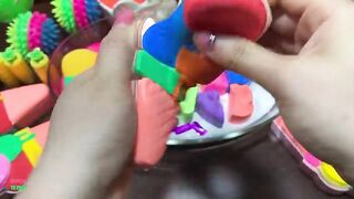 Mixing Makeup & Rainbow Clay and More Into GLOSSY Slime ! Satisfying Slime Videos #1423