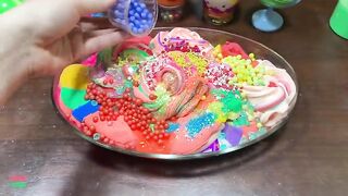 Mixing Makeup & Rainbow Clay and More Into GLOSSY Slime ! Satisfying Slime Videos #1423