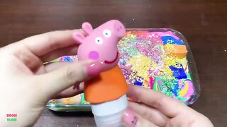 SERIES - Mixing Makeup & Rainbow Clay and More Into GLOSSY Slime !  Satisfying Slime Videos #1412