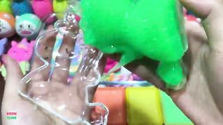 Mixing Makeup & Rainbow Elephant Clay and More Into GLOSSY Slime ! Satisfying Slime Videos #1411