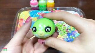 Mixing Makeup & FEET Clay and More Into GLOSSY Slime ! Satisfying Slime Videos #1405