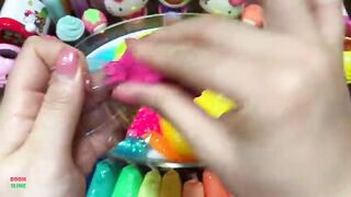 Mixing Makeup & Rainbow Clay and More Into GLOSSY Slime ! Satisfying Slime Videos #1398