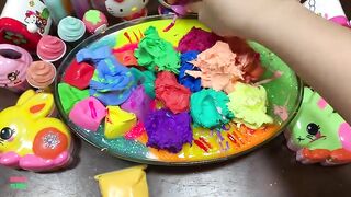 Mixing Makeup & Rainbow Clay and More Into GLOSSY Slime ! Satisfying Slime Videos #1398