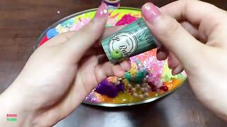 Mixing Makeup & Rainbow Clay and More Into GLOSSY Slime ! Satisfying Slime Videos #1398