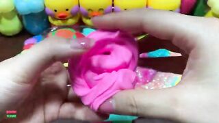 Mixing Makeup & Pineapple Clay and More Into GLOSSY Slime ! Satisfying Slime Videos #1397