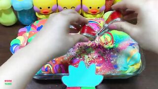 Mixing Makeup & Pineapple Clay and More Into GLOSSY Slime ! Satisfying Slime Videos #1397
