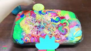 Mixing Makeup & Pineapple Clay and More Into GLOSSY Slime ! Satisfying Slime Videos #1397