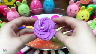 Mixing Makeup & Rainbow Candy Clay and More Into GLOSSY Slime ! Satisfying Slime Videos #1392