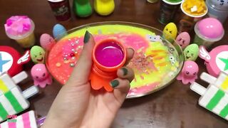 Mixing CLEAR Slime with Charm and Glitter Into GLOSSY Slime ! Satisfying Slime Videos #1356