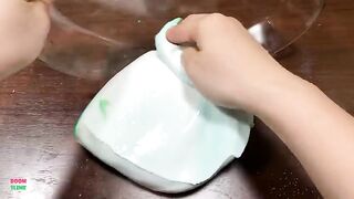 SPECIAL 100% CYAN - Mixing Makeup and Clay Into Glossy Slime ! Satisfying Slime Videos #1353