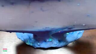 PINK AND BLUE PIPING BAG - Mixing Random Things Into Glossy Slime ! Satisfying Slime Videos #1322