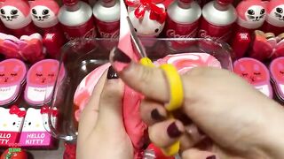 RED COKE PIPING BAGS - Mixing Random Things Into Glossy Slime ! Satisfying Slime Videos #1312