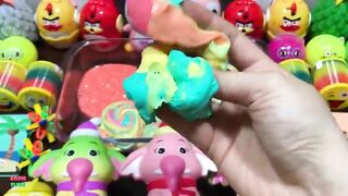 SERIES RAINBOW PIPING BAGS - Mixing Random Things Into Glossy Slime ! Satisfying Slime Videos #1308