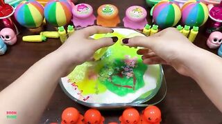 RELAXING WITH BANANA - Mixing Random Things Into Glossy ! Slime Satisfying Slime Videos #1291