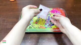 RELAXING WITH UNICORN - Mixing Random Things Into Glossy Slime ! Satisfying Slime Videos #1284