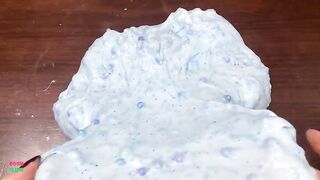 FROZEN PURPLE AND BLUE - Mixing Random Things Into Glossy Slime ! Satisfying Slime Videos #1282