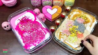 SPECIAL PINK GOLD PIPING BAGS - Mixing Random Things Into Slime ! Satisfying Slime Videos #1262