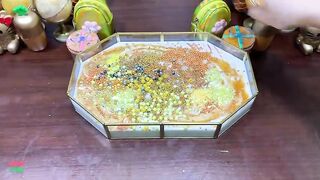 SPECIAL GOLD FEET - Mixing Random Things Into Glossy Slime ! Satisfying Slime Videos #1259