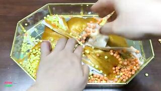 SPECIAL GOLD SLIME - Mixing Random Things Into Glossy Slime ! Satisfying Slime Videos #1257