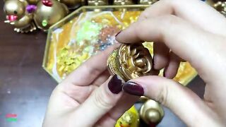 SPECIAL BIRD GOLD - Mixing Random Things Into Glossy Slime ! Satisfying Slime Videos #1255