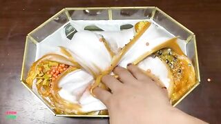 SPECIAL BIRD GOLD - Mixing Random Things Into Glossy Slime ! Satisfying Slime Videos #1255