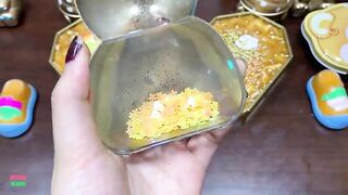 SPECIAL GOLD FISH - Mixing Random Things Into Glossy Slime ! Satisfying Slime Videos #1253