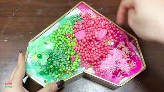 SPECIAL MINT BLUE AND PINK - Mixing Random Things Into Glossy Slime ! Satisfying Slime Videos #1242