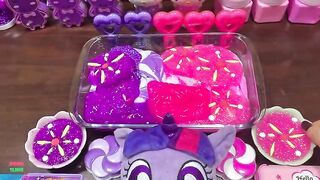 SPECIAL PURPLE AND PINK - Mixing Random Things Into Glossy Slime ! Satisfying Slime Videos #1230