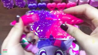 SPECIAL PURPLE AND PINK - Mixing Random Things Into Glossy Slime ! Satisfying Slime Videos #1230