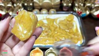SPECIAL GOLD SLIME - Mixing Random Things Into Glossy Slime ! Satisfying Slime Videos #1219