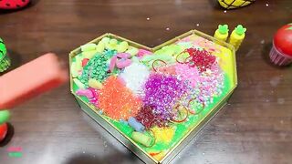 SPECIAL FRUITS SLIME - Mixing Random Things Into Glossy Slime ! Satisfying Slime Videos #1215