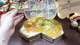 SPECIAL GOLD SLIME - Mixing Random Things Into Glossy Slime ! Satisfying Slime Videos #1211