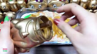SPECIAL GOLD SLIME - Mixing Random Things Into Glossy Slime ! Satisfying Slime Videos #1205