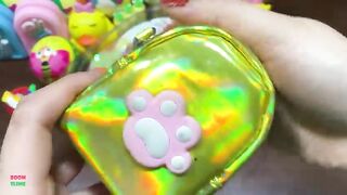 SPECIAL RAINBOW And GOLD - Mixing Random Things Into Glossy Slime ! Satisfying Slime Videos #1203