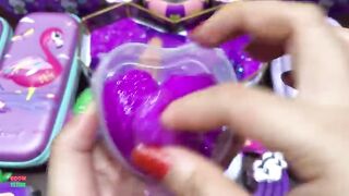 SPECIAL PURPLE - Mixing Random Things Into Glossy Slime ! Satisfying Slime Videos #1201