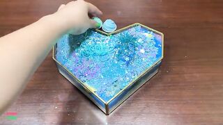 SPECIAL BLUE - Mixing Random Things Into Glossy Slime ! Satisfying Slime Videos #1198
