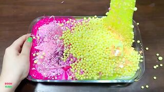 SPECIAL PINK And YELLOW - Mixing Random Things Into Slime ! Satisfying Slime Videos #1192