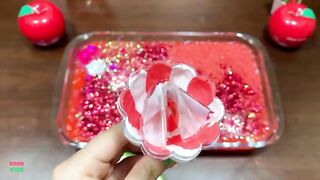SPECIAL WATERMELON RED - Mixing Random Things Into Slime ! Satisfying Slime Videos #1188