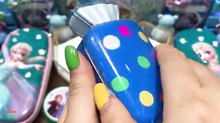 SPECIAL ELSA BLUE - Mixing Random Things Into Glossy Slime ! Satisfying Slime Videos #1186