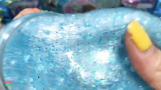 SPECIAL ELSA BLUE - Mixing Random Things Into Glossy Slime ! Satisfying Slime Videos #1186