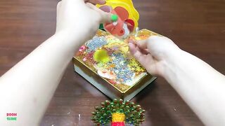 SPECIAL GOLD SLIME - Mixing Random Things Into Glossy Slime ! Satisfying Slime Videos #1179