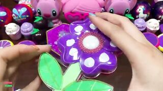 SPECIAL PURPLE HEART - Mixing Random Things Into Glossy Slime ! Satisfying Slime Videos #1176