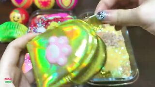 SPECIAL RAINBOW GOLD SLIME - Mixing Random Things Into Glossy Slime ! Satisfying Slime Videos #1167