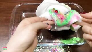 SERIES SPECIAL RAINBOW - Mixing Random Things Into Glossy Slime ! Satisfying Slime Videos #1166