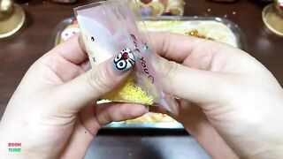 SPECIAL GOLD SLIME - Mixing Random Things Into Glossy Slime ! Satisfying Slime Videos #1159