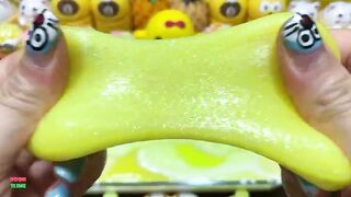 SPECIAL YELLOW - Mixing Random Things Into Glossy Slime ! Satisfying Slime Videos #1148