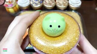 SPECIAL GOLD SLIME - Mixing Random Things Into Glossy Slime ! Satisfying Slime Videos #1148
