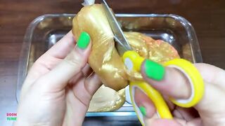 SERIES SPECIAL GOLD UNICORN - Mixing Random Things Into Glossy Slime!  Satisfying Slime Videos #1121