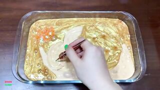 SERIES SPECIAL GOLD UNICORN - Mixing Random Things Into Glossy Slime!  Satisfying Slime Videos #1121